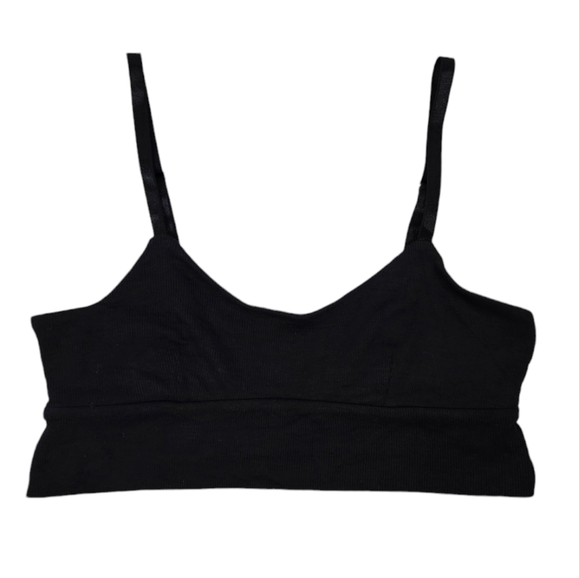 Athleta Well Rested Rib Sleep Black Bra - Picture 9 of 15